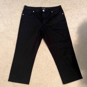 Venus capris with cute rhinestone buttons